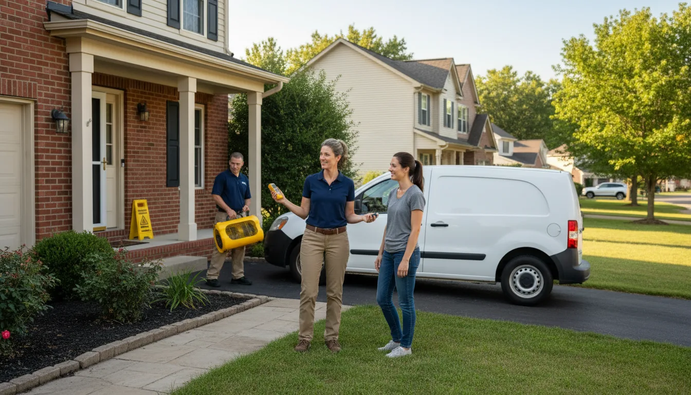 Water restoration image for Water Damage & Restoration Services in Grandview, TN
